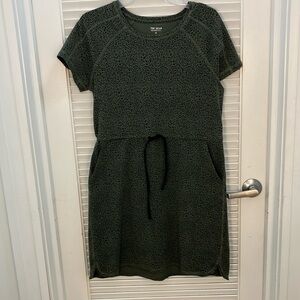 Tek Gear Green Raglan Sleeve Mini Dress